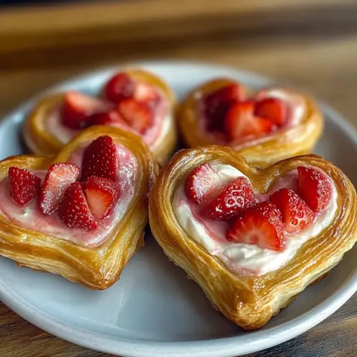 Irresistible Strawberry Cream Cheese Heart Danishes to Delight You 16 Strawberry Cream Cheese