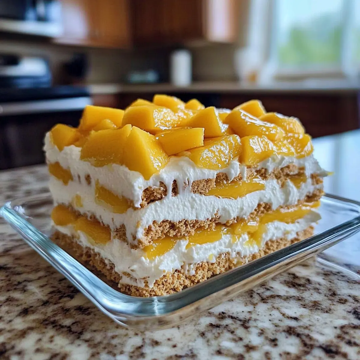 No-Bake Mango Float: 3 Ingredients, Pure Bliss